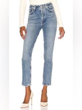 Citizens of Humanity Charlotte High-rise straight jeans in Dresden